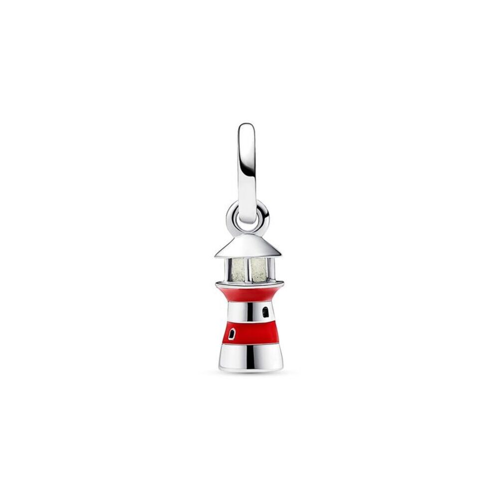 Pandora Moments Silver Glow-In-The-Dark Lighthouse Dangle Charm - Picture 2 of 3